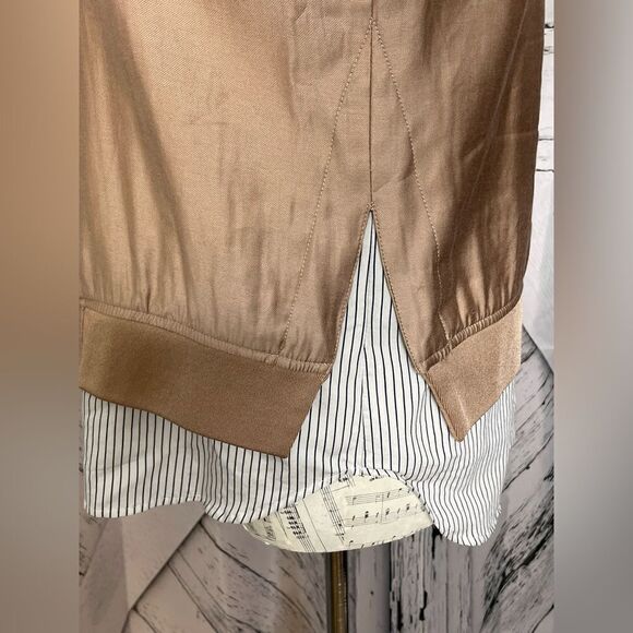 Trouve Layered Look Bomber Jacket Size Small - Picture 6 of 8